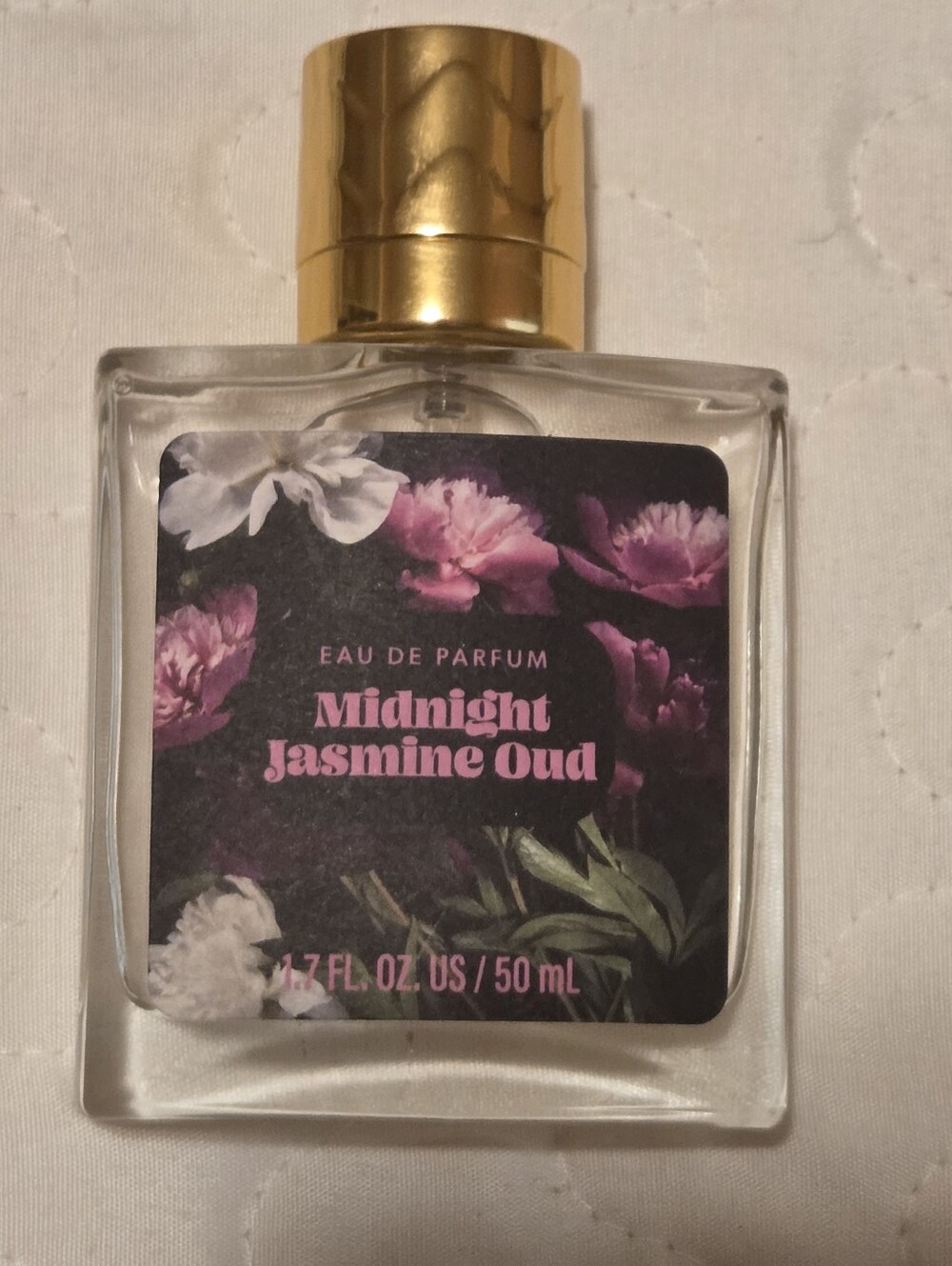 Midnight Jasmine Oud Eau de Parfum - 50 mL - Gold & Pink Bottle